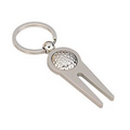 Golfer's Divot Tool Key Ring